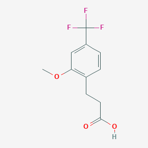 3-(2-Methoxy-4-(trifluoromethyl)phenyl)propanoic acid