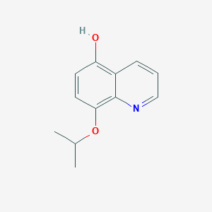 molecular formula C12H13NO2 B7906549 8-Isopropoxyquinolin-5-ol 