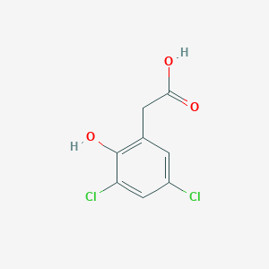 molecular formula C8H6Cl2O3 B7906561 2-(3,5-Dichloro-2-hydroxyphenyl)acetic acid 