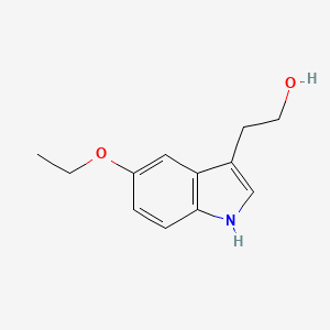 molecular formula C12H15NO2 B7906593 2-(5-ethoxy-1H-indol-3-yl)ethan-1-ol 