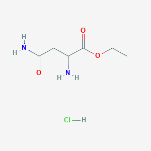 ethyl 2,4-diamino-4-oxobutanoate HCl