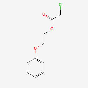 molecular formula C10H11ClO3 B7906613 2-Phenoxyethyl chloroacetate CAS No. 103-57-1