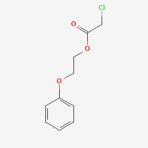 molecular formula C10H11ClO3 B7906613 2-苯氧乙基氯乙酸 CAS No. 103-57-1