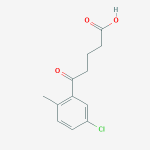 molecular formula C12H13ClO3 B7906627 5-(3-Chloro-6-methylphenyl)-5-oxovaleric acid 