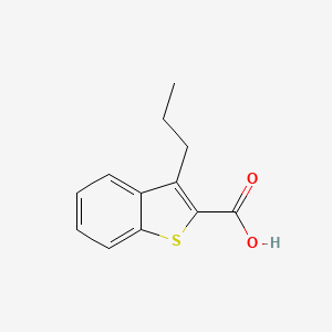 3-Propyl-1-benzothiophene-2-carboxylic acid