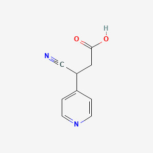 3-Cyano-3-(pyridin-4-yl)propanoicacid