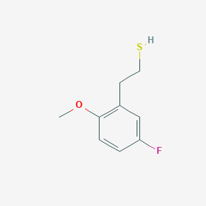 2-(3-Fluoro-6-methoxyphenyl)ethanethiol