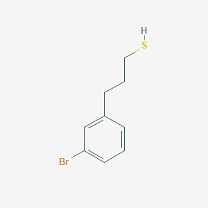 molecular formula C9H11BrS B7906709 3-(3-Bromophenyl)propane-1-thiol 
