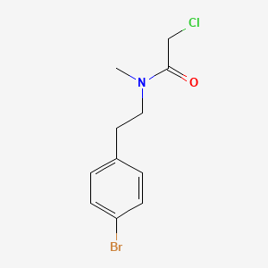 molecular formula C11H13BrClNO B7906732 N-(4-Bromophenethyl)-2-chloro-N-methylacetamide 