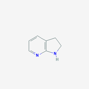 molecular formula C7H8N2 B079068 2,3-dihydro-1H-pyrrolo[2,3-b]pyridine CAS No. 10592-27-5