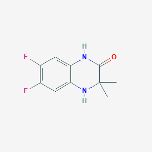 6,7-Difluoro-3,3-dimethyl-1,4-dihydroquinoxalin-2-one