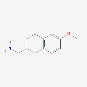 (6-Methoxy-1,2,3,4-tetrahydronaphthalen-2-yl)methanamine