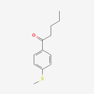 1-(4-Methylsulfanylphenyl)pentan-1-one