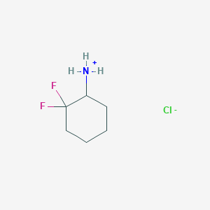 (2,2-Difluorocyclohexyl)azanium;chloride