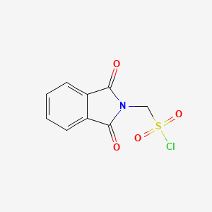(1,3-dioxo-2,3-dihydro-1H-isoindol-2-yl)methanesulfonyl chloride
