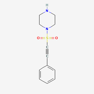 1-(Phenylethynesulfonyl)piperazine
