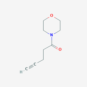 molecular formula C9H13NO2 B7906960 4-Morpholinocarbonyl-1-butyne 