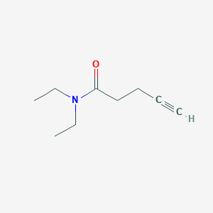 molecular formula C9H15NO B7906967 4-Diethylcarbamoyl-1-butyne 