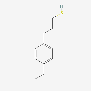 molecular formula C11H16S B7906988 3-(4-Ethylphenyl)propane-1-thiol 