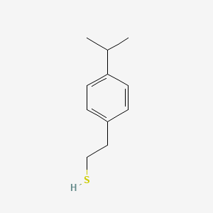 molecular formula C11H16S B7906989 2-(4-iso-Propylphenyl)ethanethiol 