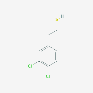 molecular formula C8H8Cl2S B7907095 2-(3,4-Dichlorophenyl)ethanethiol 