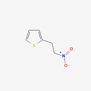molecular formula C6H7NO2S B7907295 2-(2-Nitroethyl)thiophene CAS No. 30807-46-6