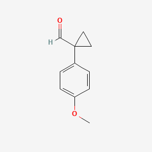 1-(4-Methoxyphenyl)cyclopropane carboaldehyde