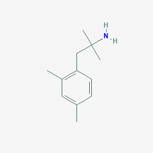 molecular formula C12H19N B7907358 1-(2,4-Dimethylphenyl)-2-methylpropan-2-amine 