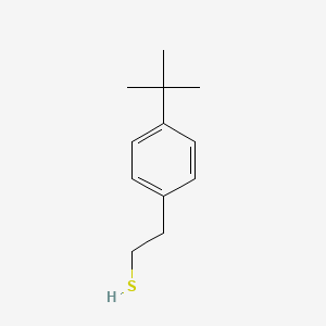 molecular formula C12H18S B7907379 2-(4-Tert-butylphenyl)ethanethiol 