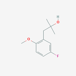 1-(3-Fluoro-6-methoxyphenyl)-2-methyl-2-propanol