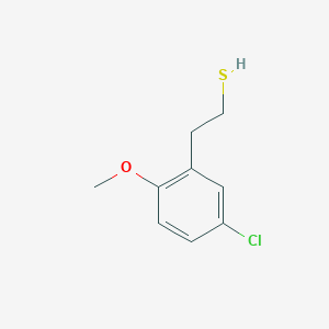 2-(3-Chloro-6-methoxyphenyl)ethanethiol