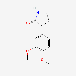 3-(3,4-Dimethoxyphenyl)pyrrolidin-2-one
