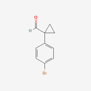1-(4-Bromophenyl)cyclopropane-1-carbaldehyde