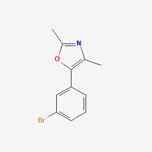 5-(3-Bromophenyl)-2,4-dimethyl-1,3-oxazole