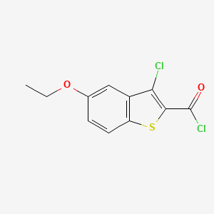 3-Chloro-5-ethoxy-1-benzothiophene-2-carbonyl chloride