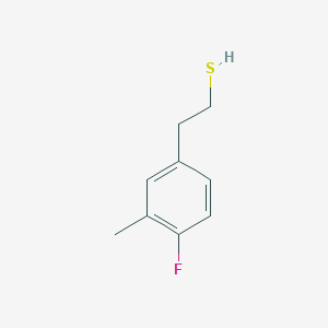 2-(4-Fluoro-3-methylphenyl)ethanethiol