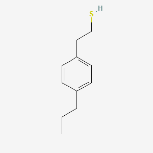 molecular formula C11H16S B7907462 2-(4-n-Propylphenyl)ethanethiol 