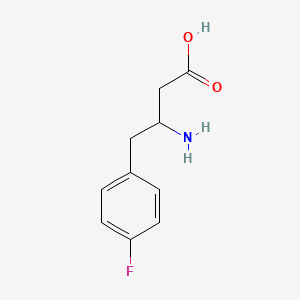 molecular formula C10H12FNO2 B7907474 3-Amino-4-(4-fluorophenyl)butanoic acid CAS No. 682804-76-8
