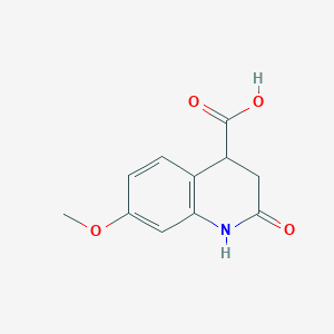 7-methoxy-2-oxo-3,4-dihydro-1H-quinoline-4-carboxylic acid