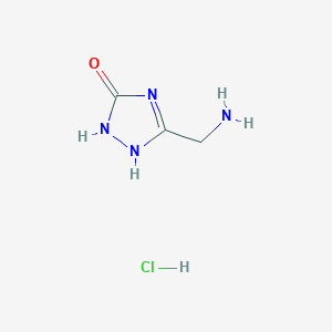 molecular formula C3H7ClN4O B7907658 CID 53408094 