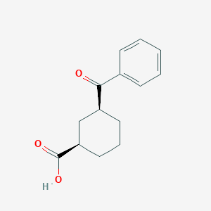 cis-3-Benzoylcyclohexane-1-carboxylicacid