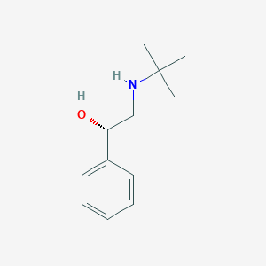 molecular formula C12H19NO B079077 (S)-(+)-2-tert-Butylamino-1-phenylethanol CAS No. 14467-32-4
