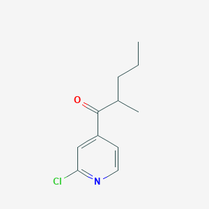 2-Chloro-4-pyridyl 1-methylbutyl ketone