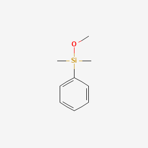 molecular formula C9H14OSi B7907832 Silane, methoxydimethylphenyl- CAS No. 63148-58-3