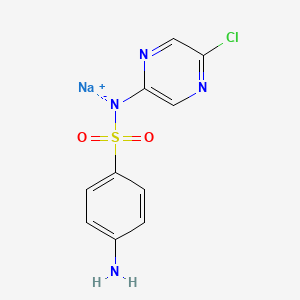 Sulfachloropyrazine (sodium)