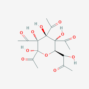 molecular formula C16H22O11 B7908073 1,2,3,4,6-Pentaacetyl-alpha-D-glucose 