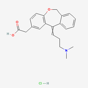 2-[(11Z)-11-[3-(dimethylamino)propylidene]-6H-benzo[c][1]benzoxepin-2-yl]acetic acid;hydrochloride