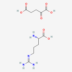 molecular formula C11H20N4O7 B7908114 L-精氨酸 2-氧代戊二酸 CAS No. 499790-40-8
