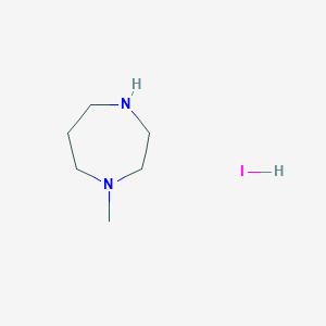 molecular formula C6H15IN2 B7908208 1-Methyl homopiperazine hydroiodide 