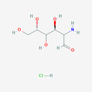 (3S,5S)-2-amino-3,4,5,6-tetrahydroxyhexanal;hydrochloride